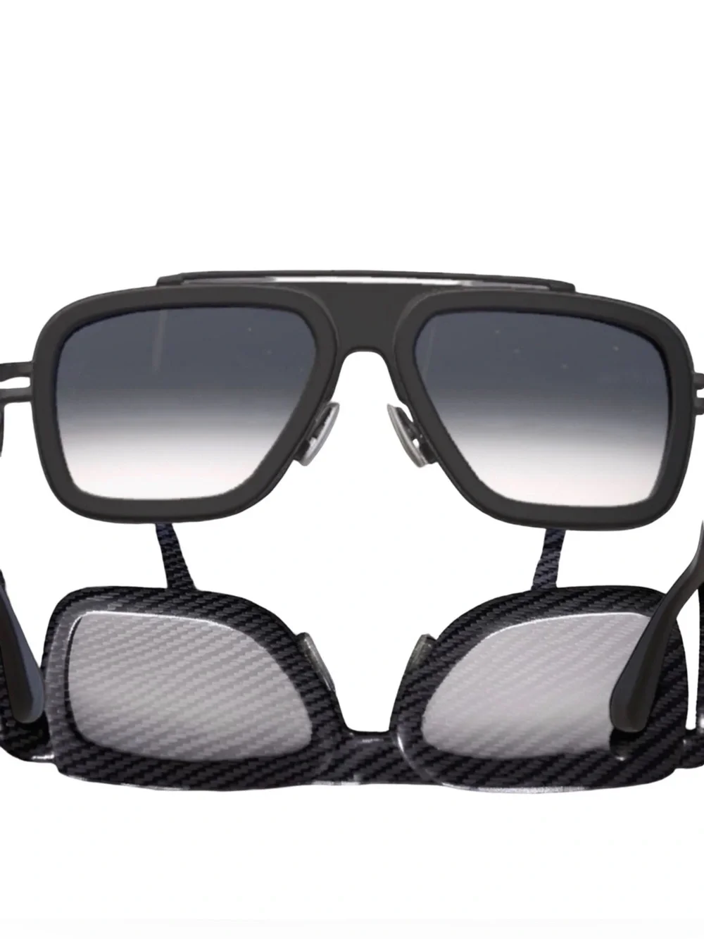 DITA LXN-EVO | Matte Black - Black Iron w/Dark Grey to Clear Gradient Lenses